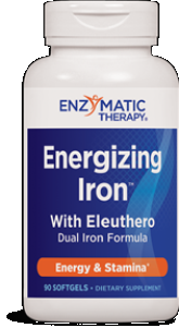 Energizing Iron w/Eleuthero (90 softgels)* Enzymatic Therapy